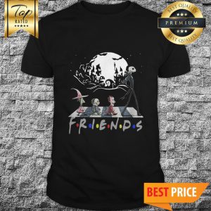Jack Skellington And Friends Crossing Road Halloween Shirt