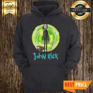 John Rick John Wick Rick And Morty Crossover Hoodie