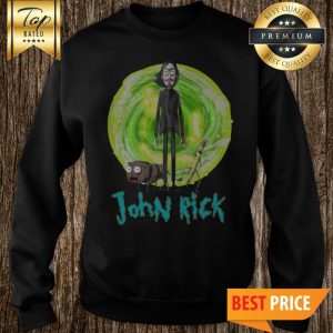 John Rick John Wick Rick And Morty Crossover Sweatshirt