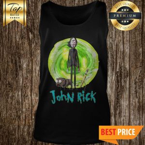 John Rick John Wick Rick And Morty Crossover Tank Top
