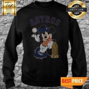 Mickey Baseball Champions Astros World Series Sweatshirt