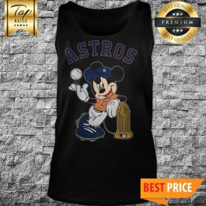 Mickey Baseball Champions Astros World Series Tank Top
