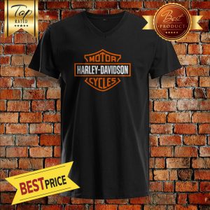 Official Motor Harley Davidson Cycles Vintage V-neck