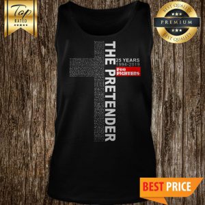 Top The Pretender 25 Years 1994-2019 Foo Fighters Tank Top