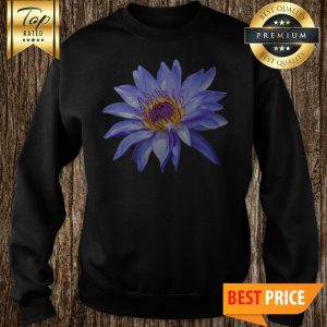 Water Lily Bloom Pillow Flower Sweatshirt
