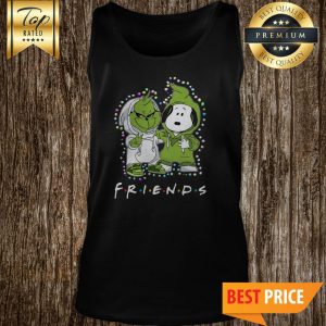 Official Baby Grinch And Snoopy Friends Christmas Light Tank Top