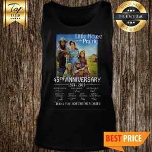 Little House On The Prairie 45th Anniversary 1974-2019 Thank You For The Memories Tank Top