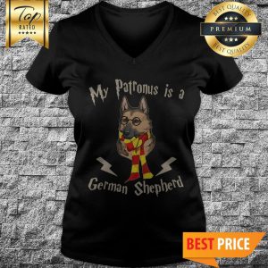 My Patronus Is A Germand Shepherd Harry Potter V-Neck