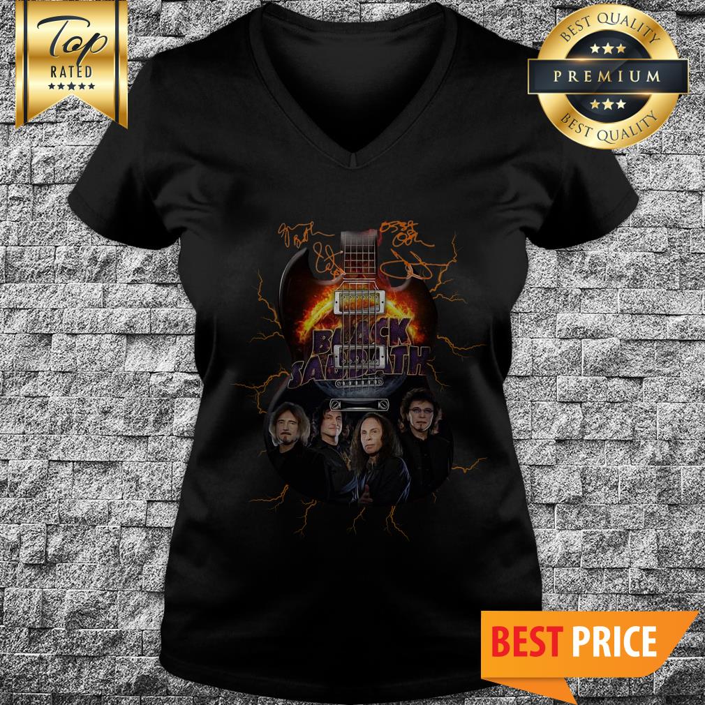 Official Black Sabbath Guitarist Signature V-Neck Official Black Sabbath Guitarist Signature V-Neck