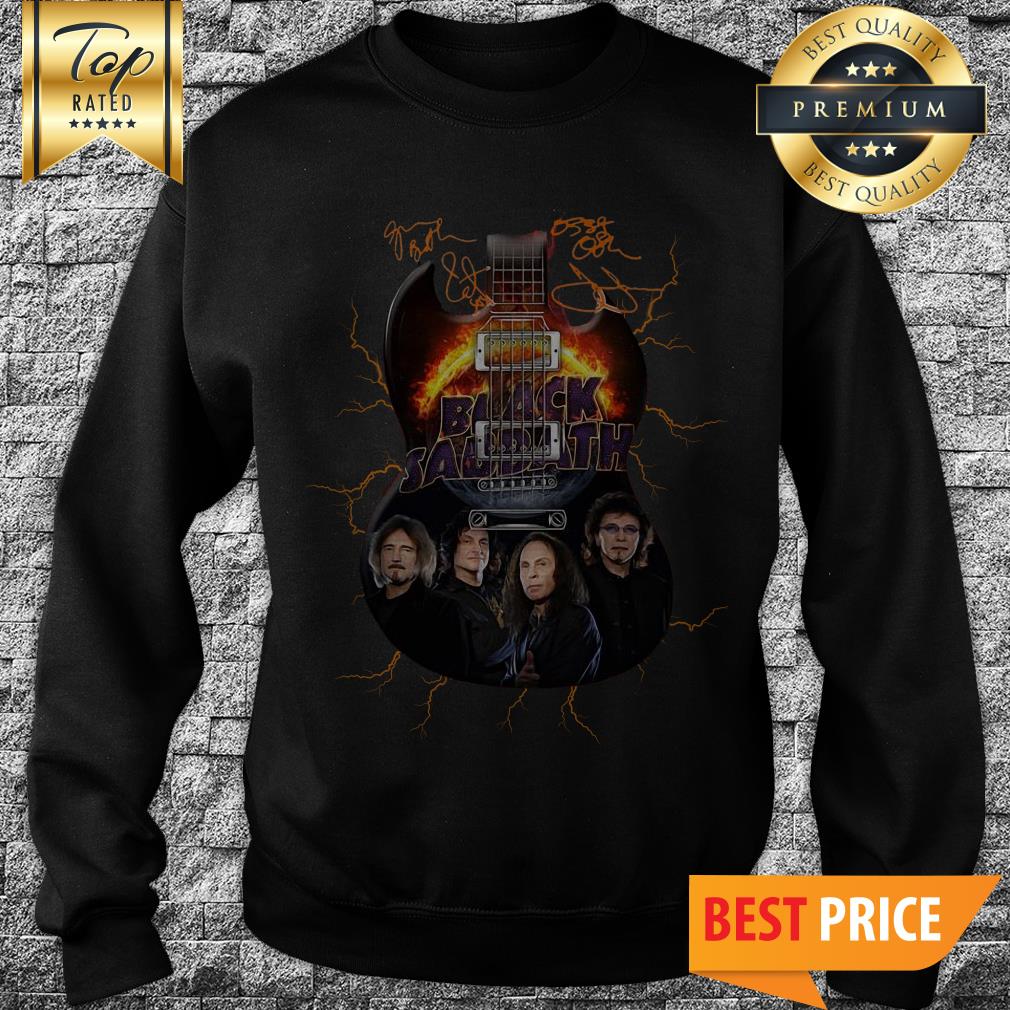 Official Black Sabbath Guitarist Signature Sweatshirt Official Black Sabbath Guitarist Signature Sweatshirt