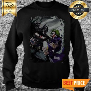 Houston Texans NFL Football Batman Fighting Joker DC Comics Halloween Sweatshirt