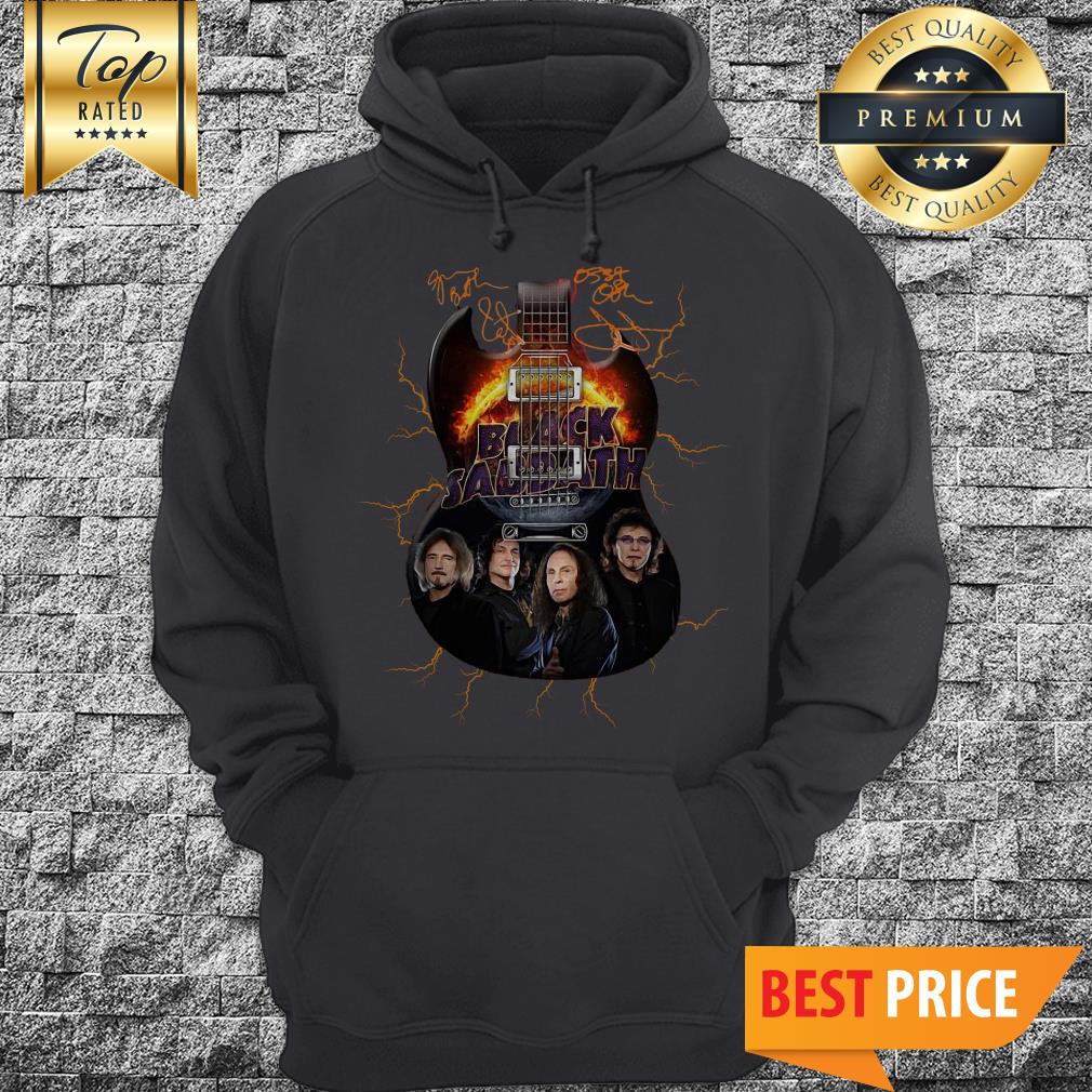 Official Black Sabbath Guitarist Signature Hoodie Official Black Sabbath Guitarist Signature Hoodie