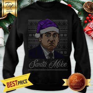 Official Michael Scott Santa Micke Ugly Christmas Sweatshirt