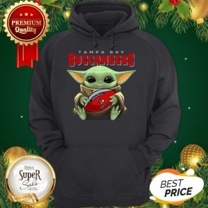 Baby Yoda Hug Tampa Bay Buccaneers Star Wars Mandalorian Hoodie