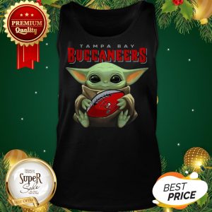 Baby Yoda Hug Tampa Bay Buccaneers Star Wars Mandalorian Tank Top
