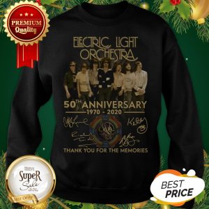 Electric Light Orchestra 50th Anniversary Signed Thank Memories Shirt