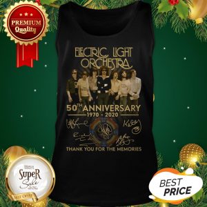 Electric Light Orchestra 50th Anniversary Signed Thank Memories Shirt