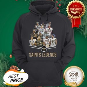 Nice New Orleans Saints Logo Saints Legends All Signature Hoodie