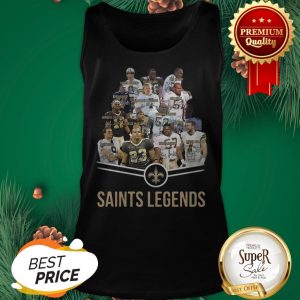 Nice New Orleans Saints Logo Saints Legends All Signature Tank Top