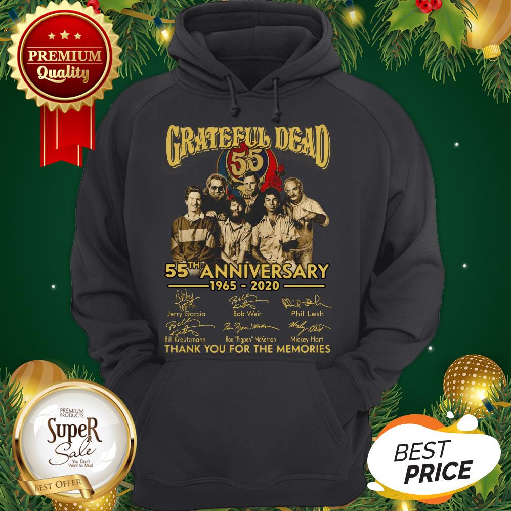 Official Grateful Dead 55th Anniversary 1965 2020 Signed Thank Memories Shirt