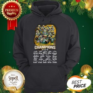 Official Green Bay Packers NFC North Division Champions 2019 Signatures Shirt