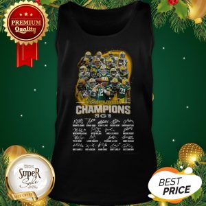 Official Green Bay Packers NFC North Division Champions 2019 Signatures Shirt