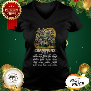 Official Green Bay Packers NFC North Division Champions 2019 Signatures Shirt