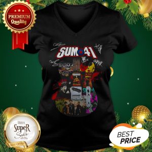 Official Sum 41 Guitarist All Signature V-neck