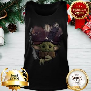 Pretty Baby Yoda The Mandalorian Torn Paper Star Wars Tank Top