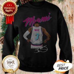 Pretty Dwyane Wade Miami Beach Signature Sweatshirt