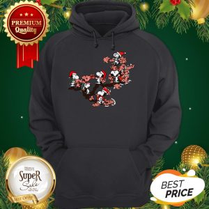 Snoopy Under Cherry Blossom Shirt