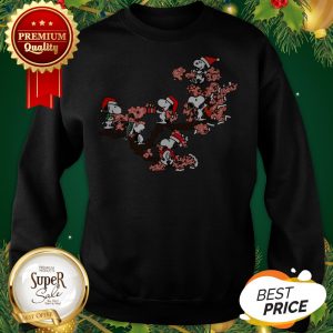 Snoopy Under Cherry Blossom Shirt