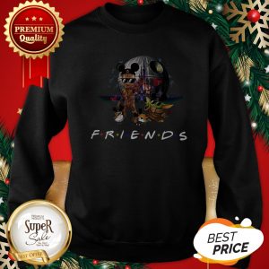 Star Wars Baby Yoda Baby Groot And Death Star Friends Sweatshirt