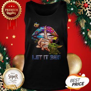 Star Wars Baby Yoda Whisper Words Of Wisdom Let It Be Tank Top