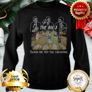 The Big 3 Tennis Abbey Road Signed Thank You For The Memories Sweatshirt
