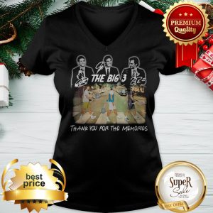 The Big 3 Tennis Abbey Road Signed Thank You For The Memories V-neck