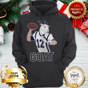 Tom Brady GOAT 12 New England Patriots Hoodie