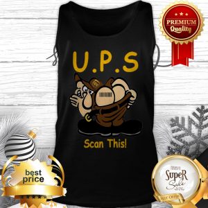 UPS Scan This Ass Barcode Tank Top