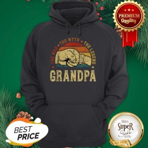 Vintage Grandpa The Man The Myth The Legend Hoodie