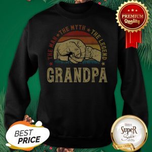 Vintage Grandpa The Man The Myth The Legend Sweatshirt