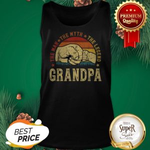 Vintage Grandpa The Man The Myth The Legend Tank Top