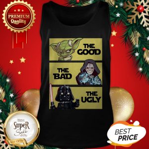 Yoda The Good Obi-Wan Kenobi The bad Darth Vader The Ugly Tank Top