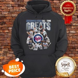 Minnesota Twins All Time Greats Team Signatures Hoodie