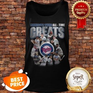 Minnesota Twins All Time Greats Team Signatures Tank Top