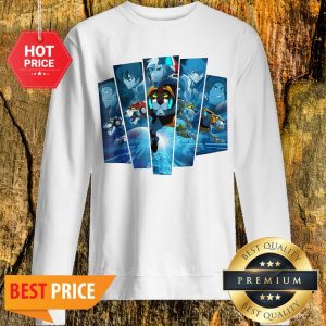 Official 5 Lions In Blue Voltron Legendary Defender Sweatshirt