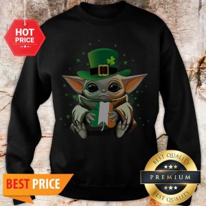 Official Baby Yoda Hug St Patrick's Day Star Wars Sweatshirt
