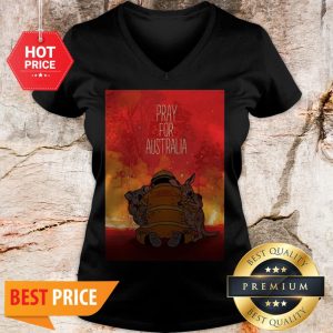 Official Bushfires People Pray For Australia V-neck