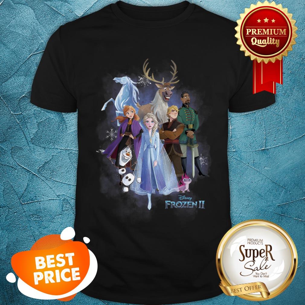 Nice Disney Frozen 2 Group Shot Walking Into Forest shirt Nice Disney Frozen 2 Group Shot Walking Into Forest shirt