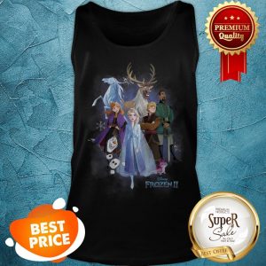 Nice Disney Frozen 2 Group Shot Walking Into Forest Tank Top