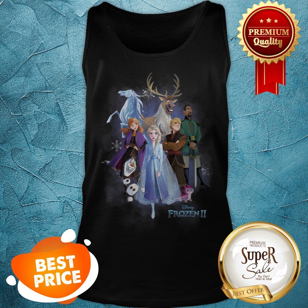 Nice Disney Frozen 2 Group Shot Walking Into Forest Tank Top Nice Disney Frozen 2 Group Shot Walking Into Forest Tank Top